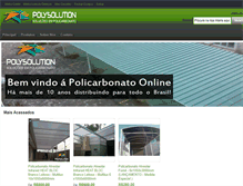 Tablet Screenshot of policarbonatoonline.com.br